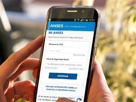 ANSES: cómo actualizar los datos a través del celular .